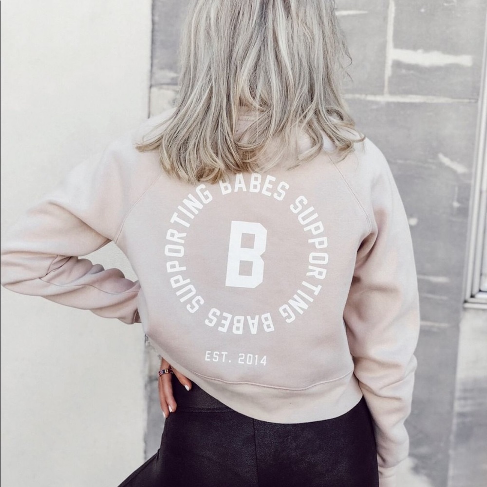 Brunette the Label Babes Supporting Babes sweatsht